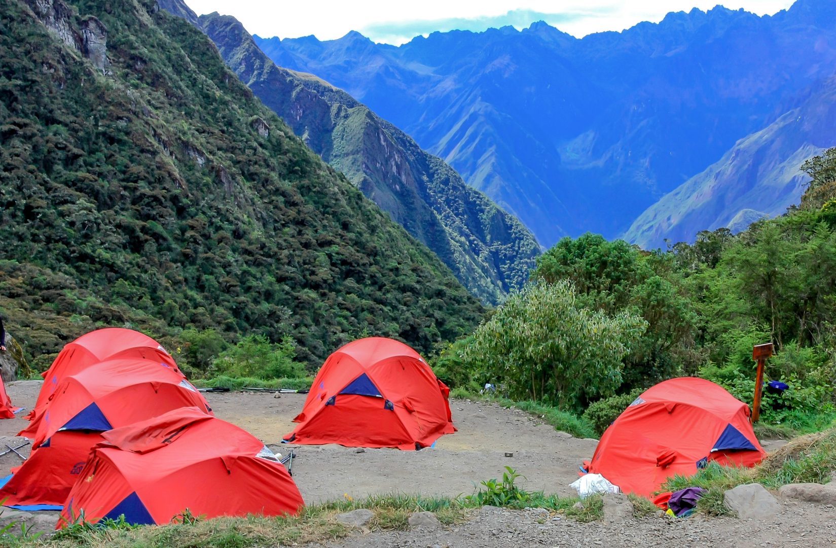 Camp at Chamana
