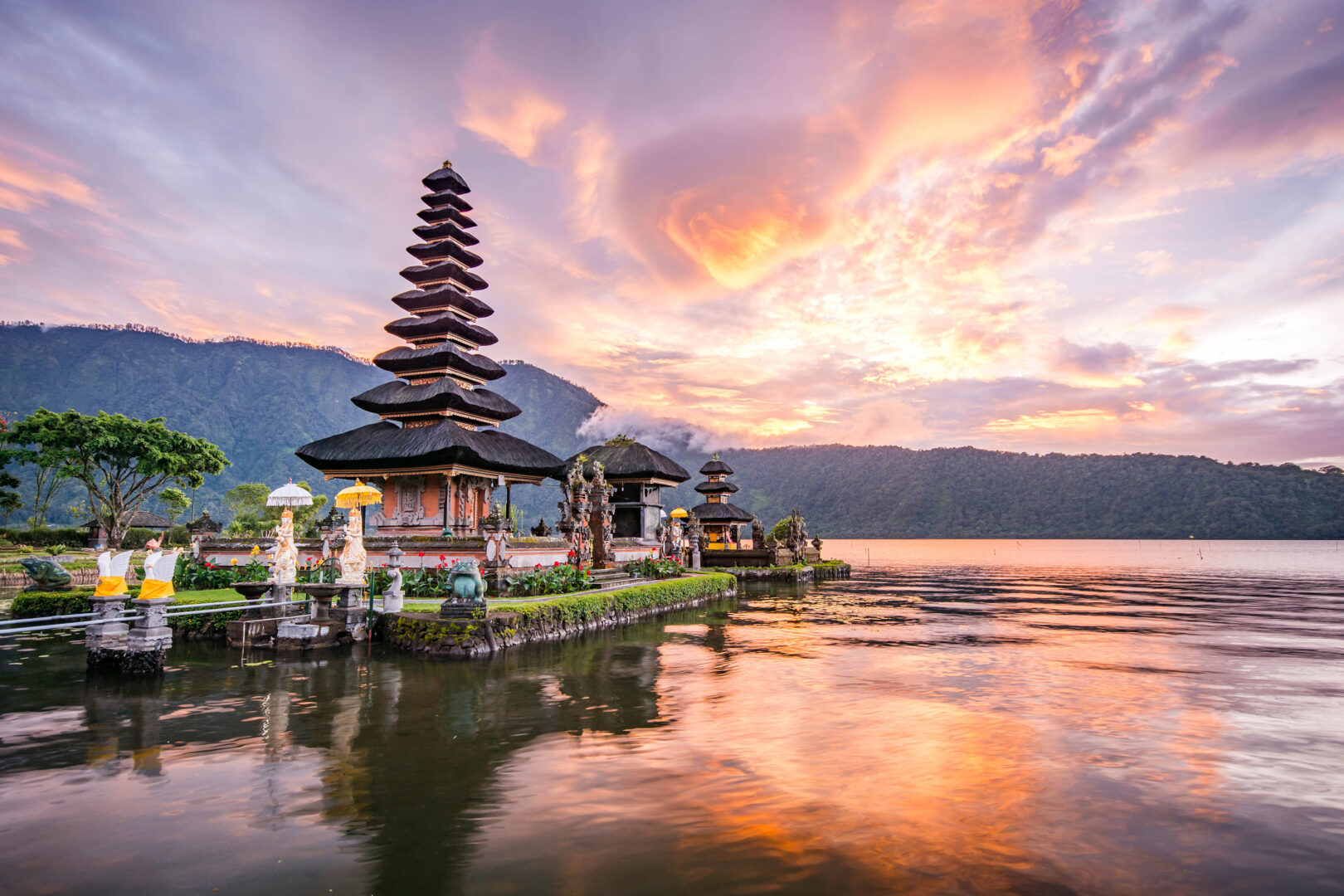Ulun Danu Temple in Bali, Indonesia