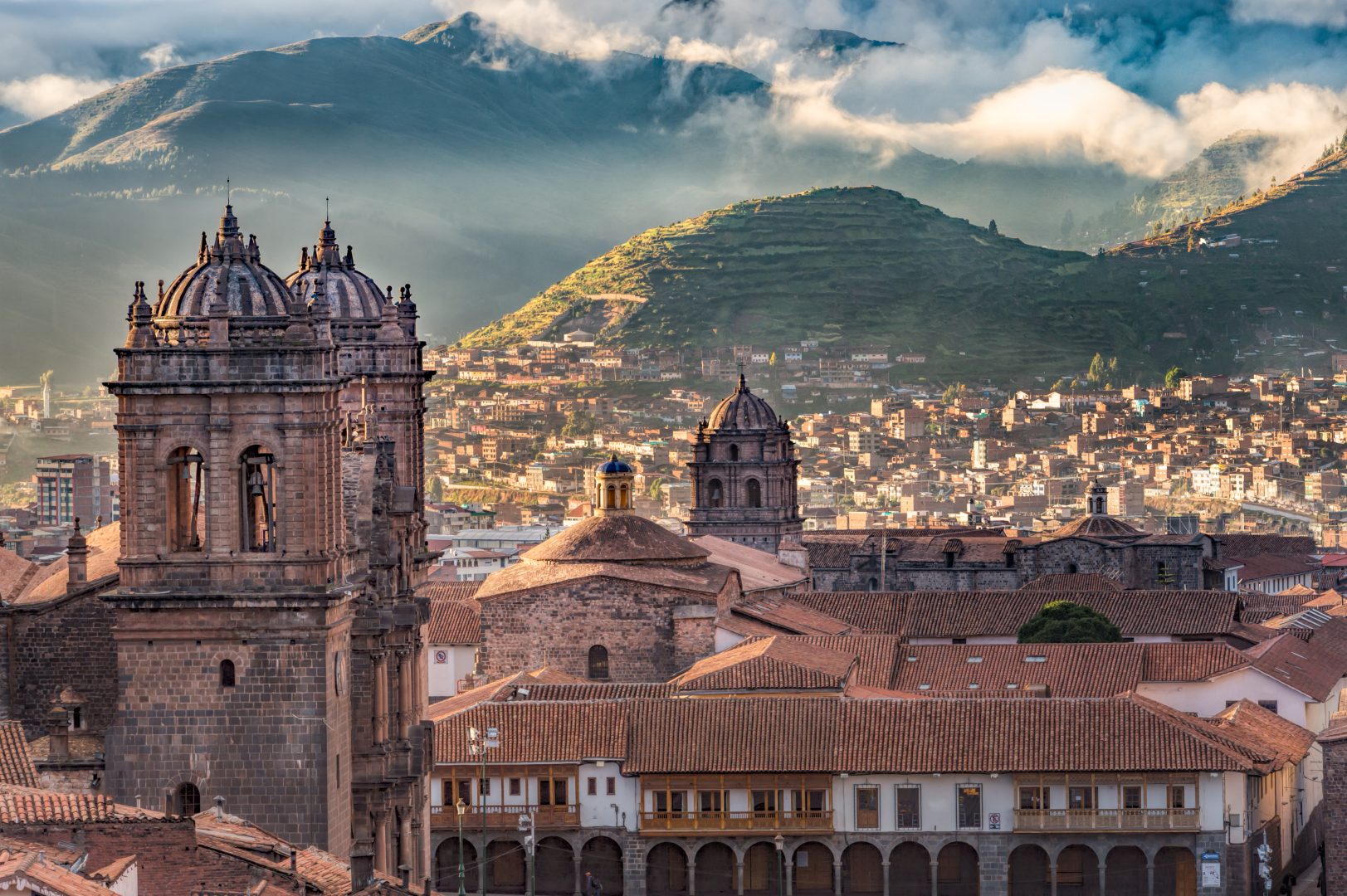 The city of Cusco in Peru