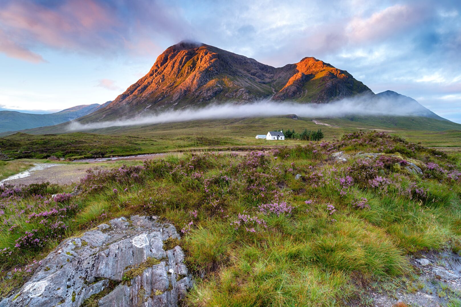 A house in Glencoe, Scotland, U.K.