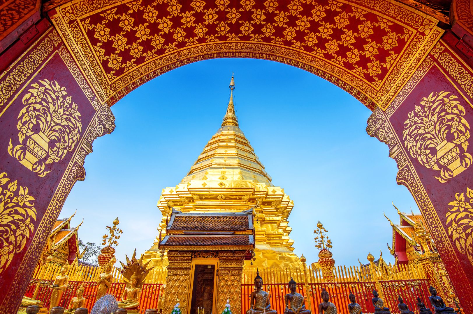 Doi Suthep temple in Chiang Mai, Thailand