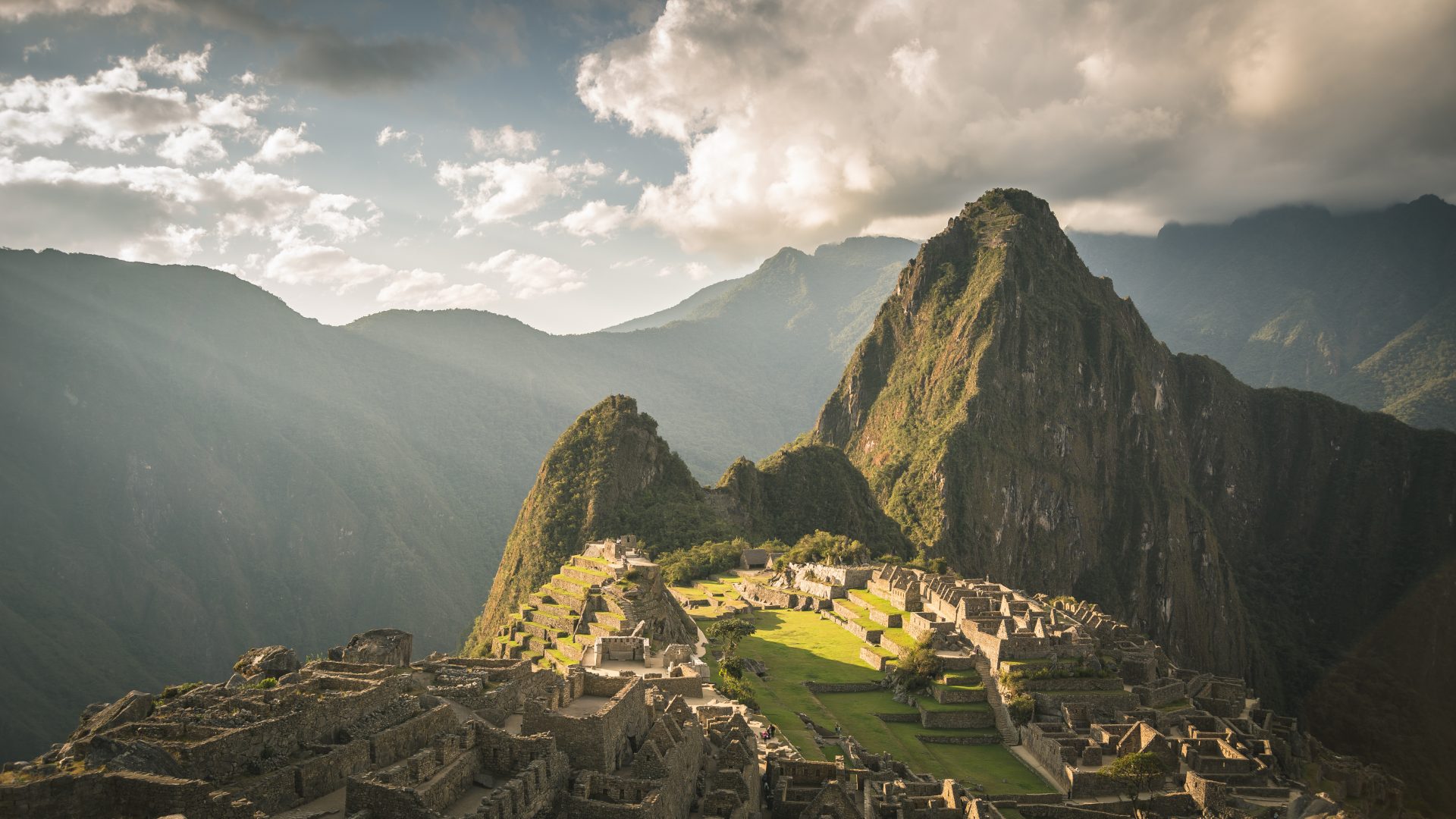 Machu Picchu at sunrise, Peru
