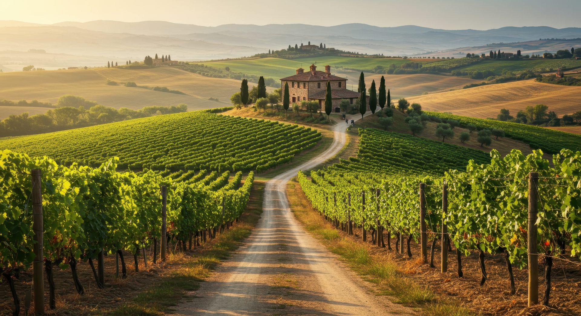 A vineyard / winery in Tuscany, Italy