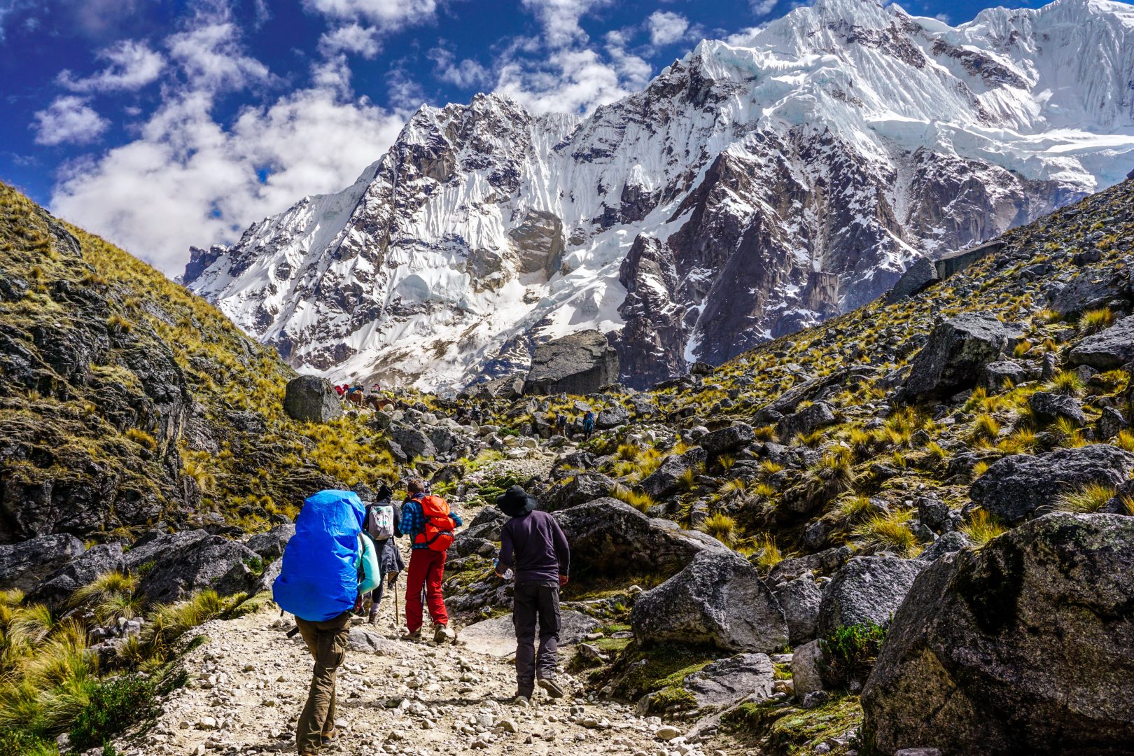 Hiking on the Salkantay Trek in Peru
