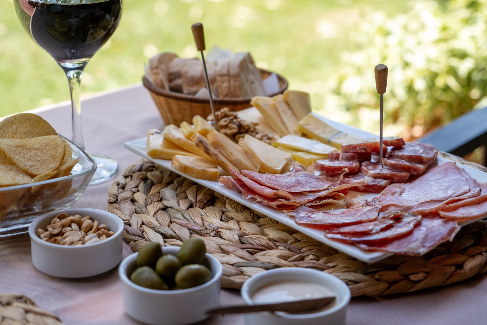 Argentina cuisine wine tasting and charcuterie