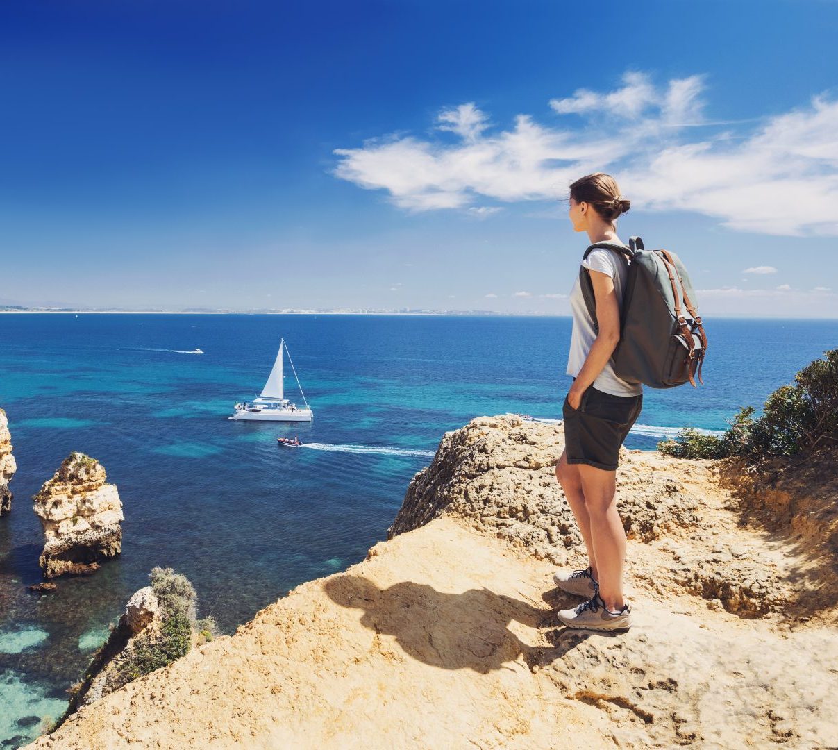 Hiker in Portugal