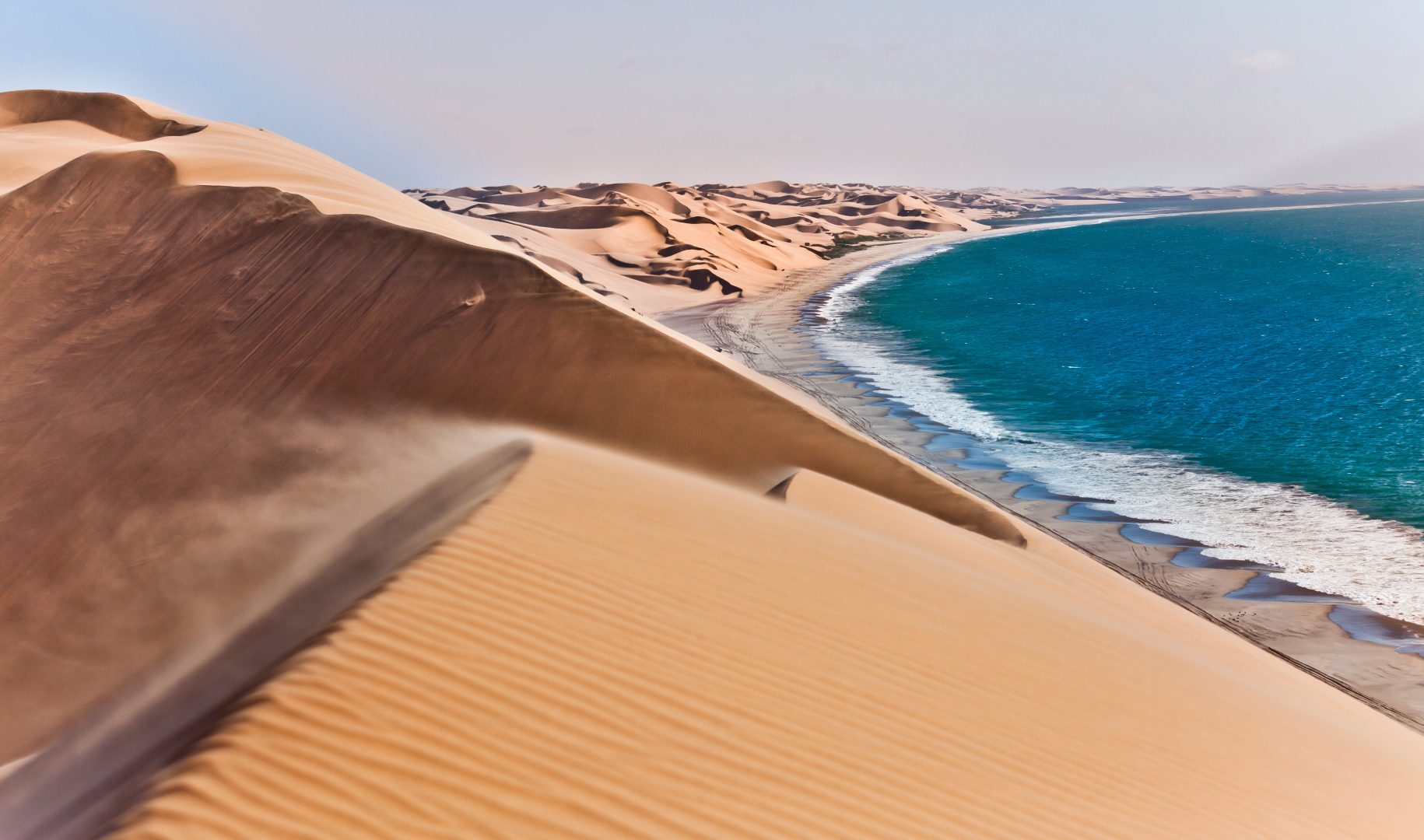 The Skeleton Coast in Namibia