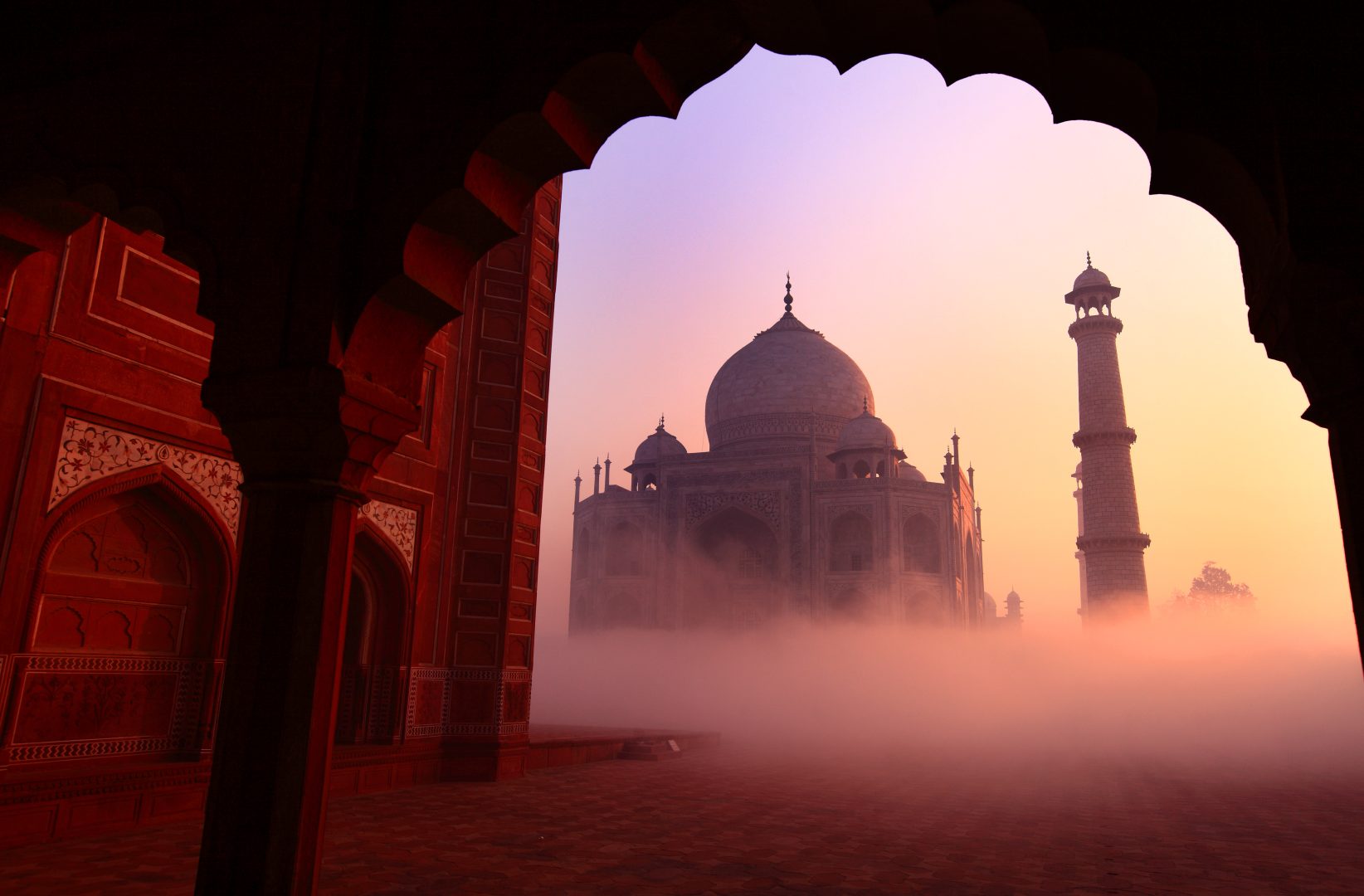 The Taj Mahal in India