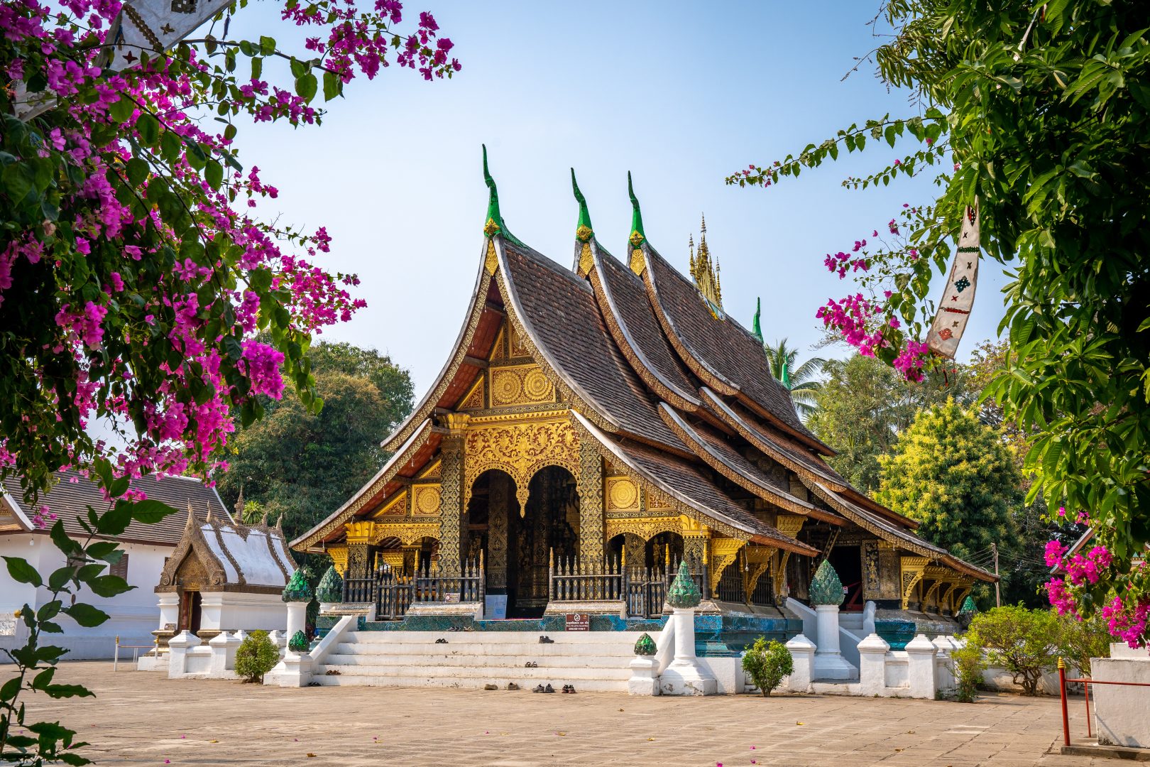 A temple in Luang Prabang, Laos