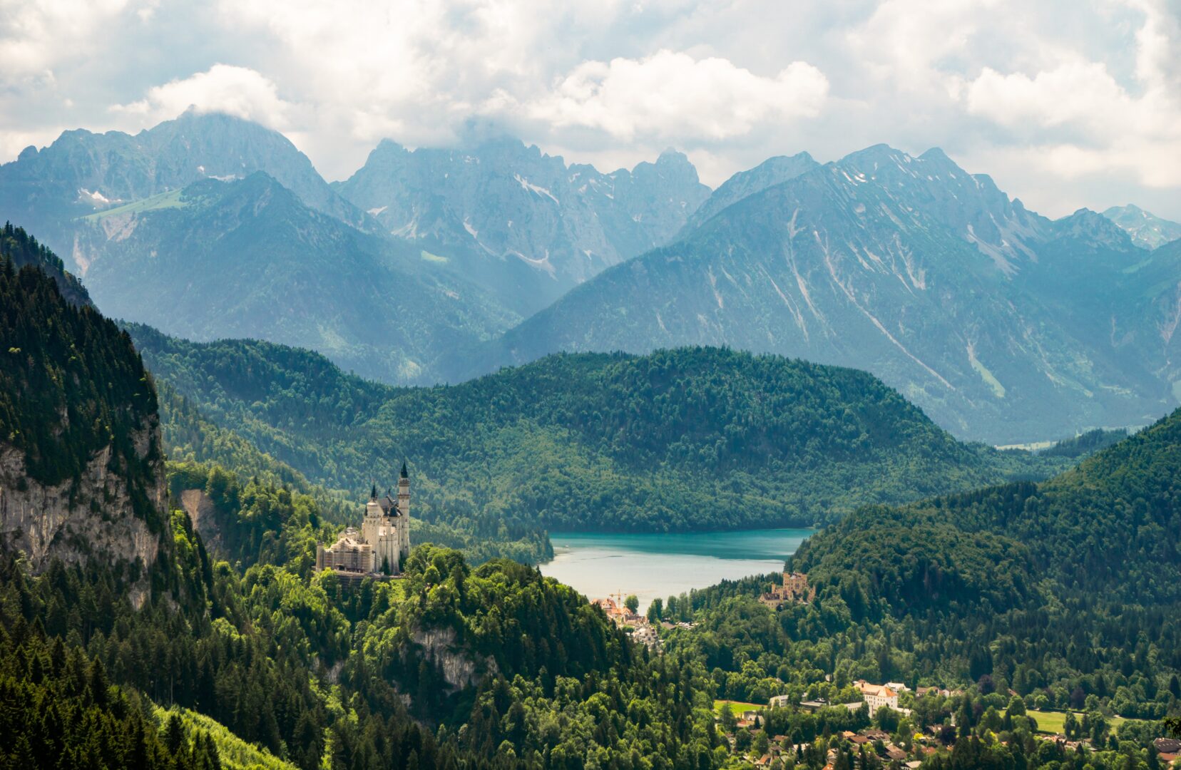 Neuschwanstein Castle in Bavaria, Germany