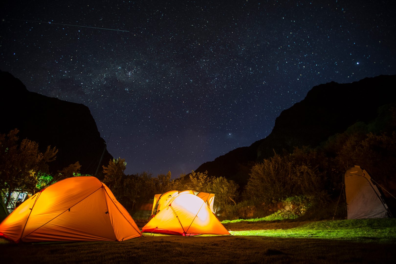 Camp at Llulluchapampa