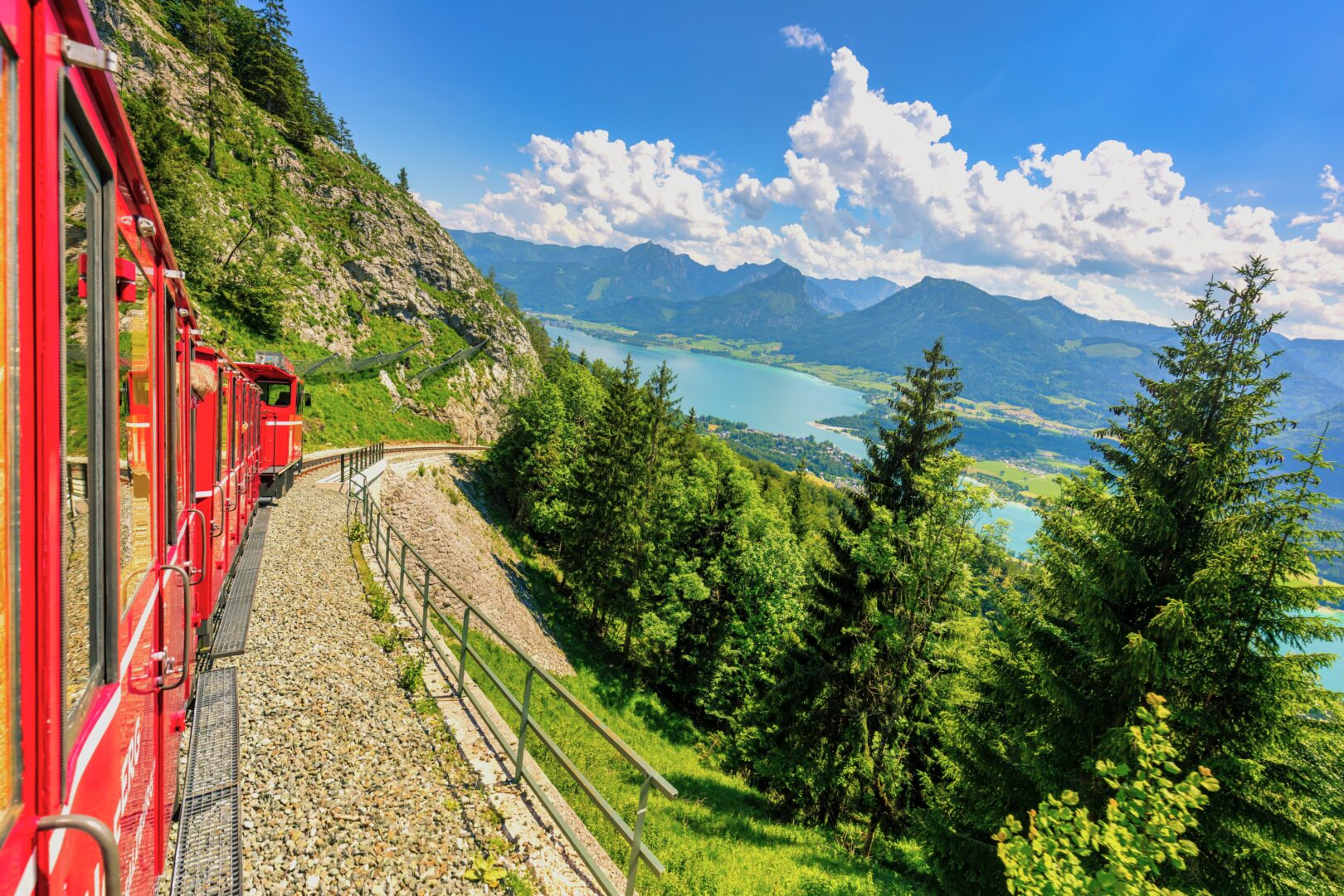 Schafberg train in Austria