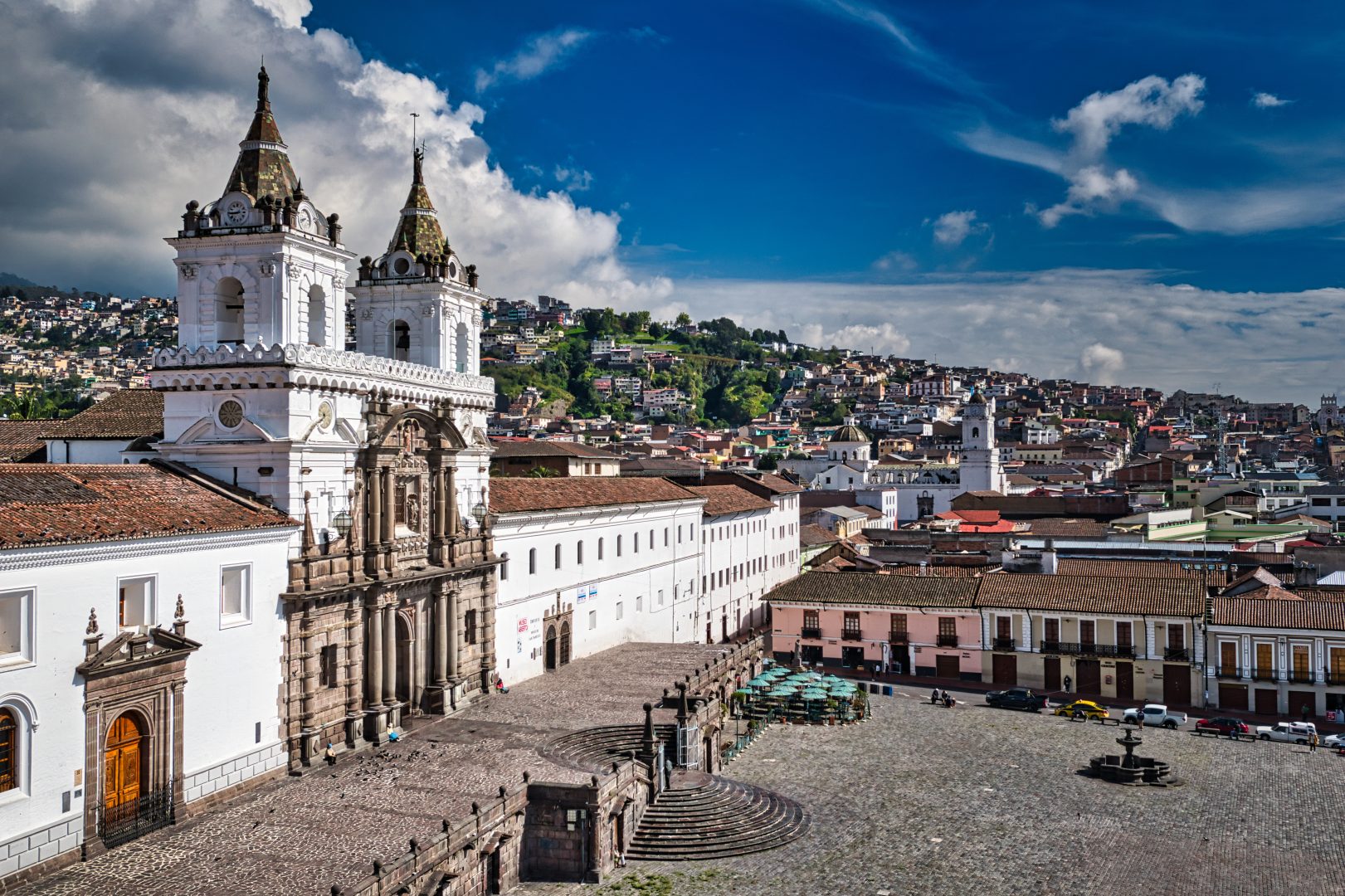 Plaza San Francisco in Quito, Ecuador
