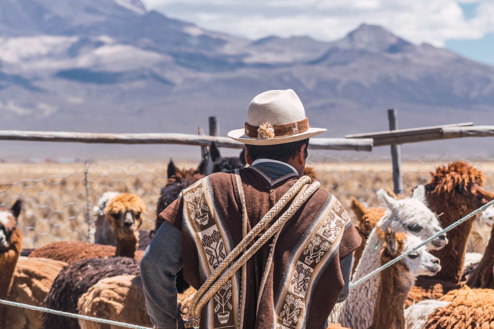 A local person in Bolivia