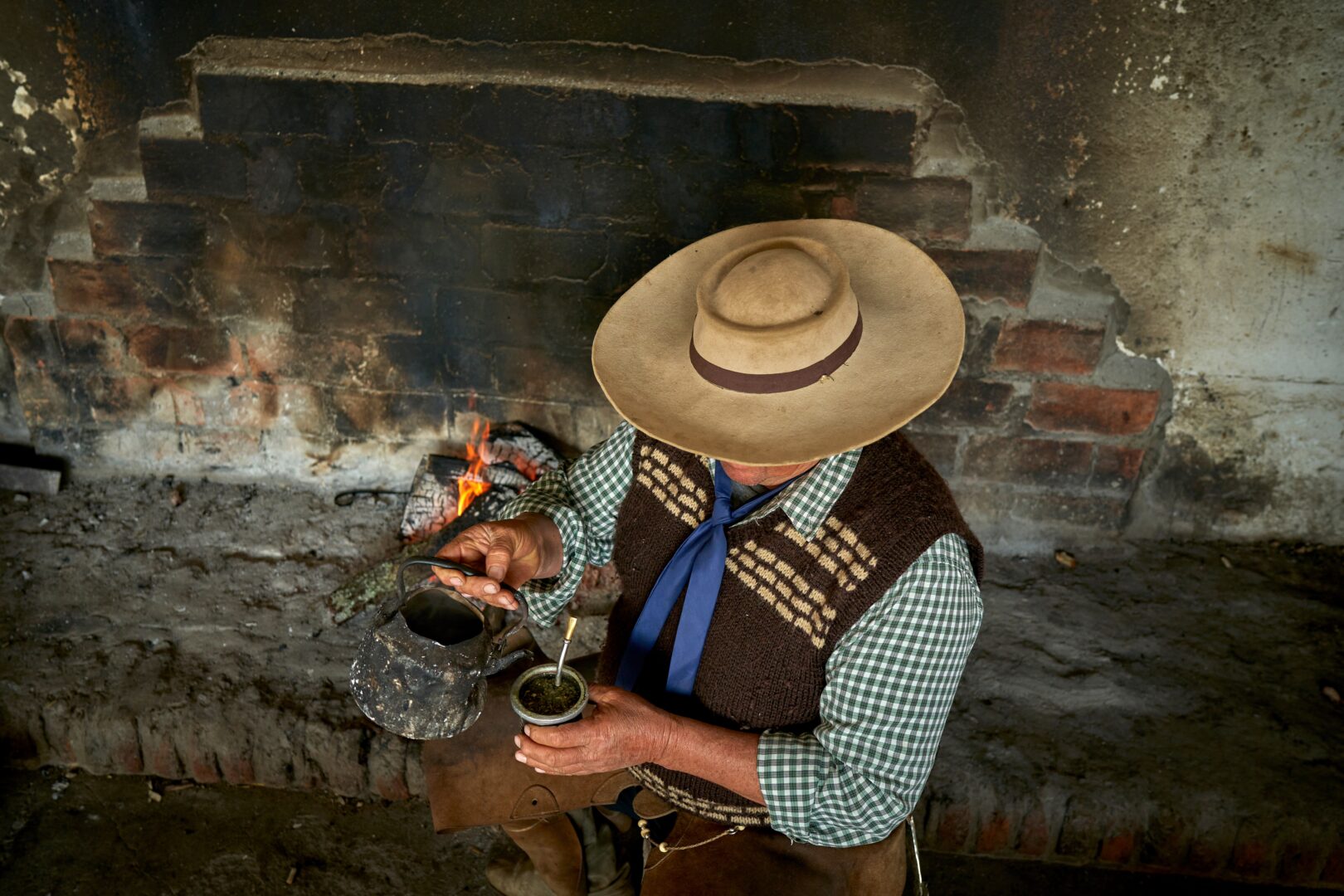 Mate at an estancia in Uruguay