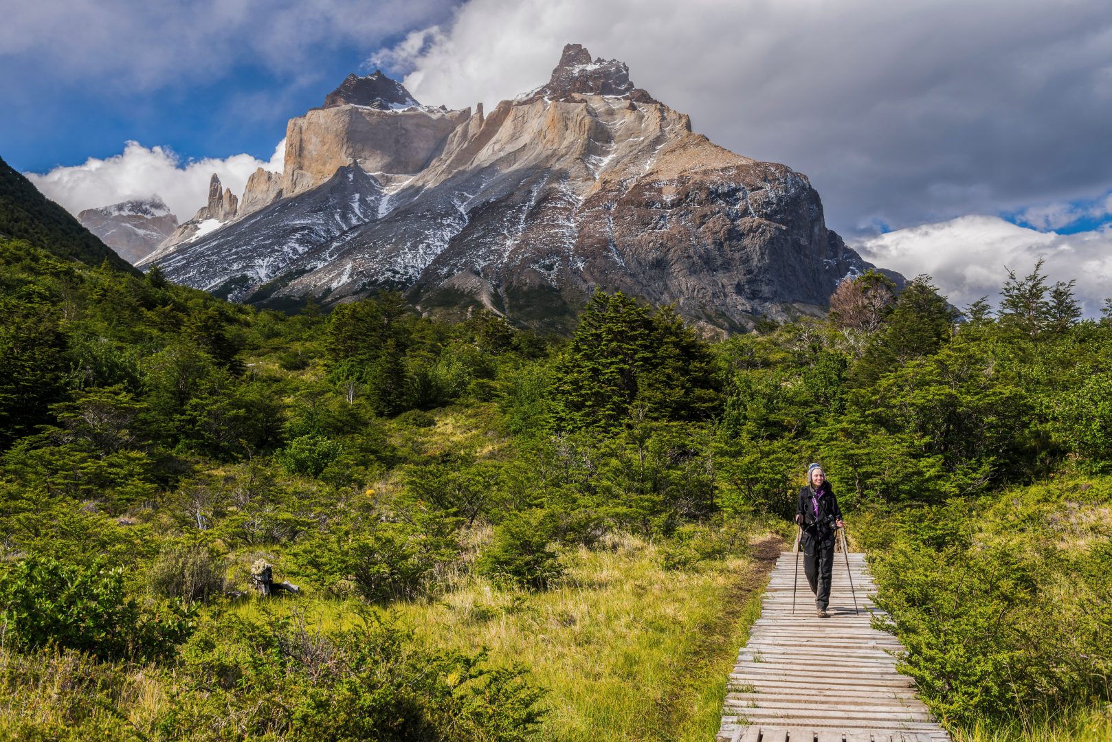 The W Trek in Torres del Paine, Patagonia, Chilea