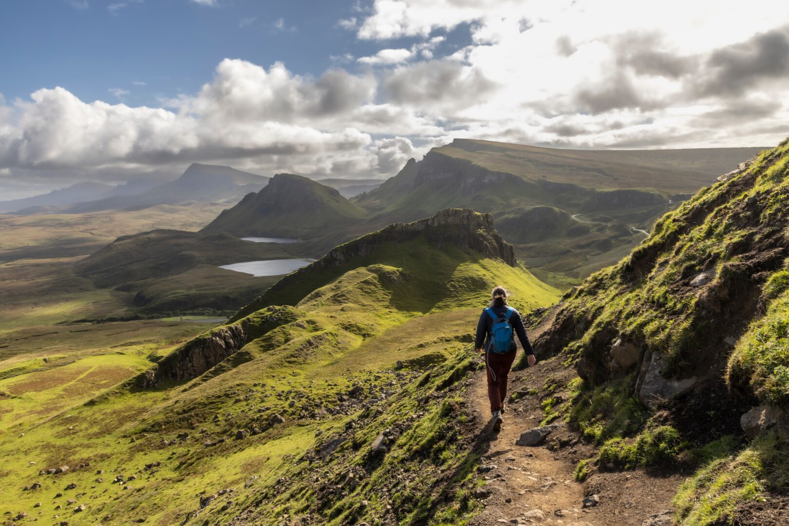 Hiking in the Isle of Skye, Scotland, U.K.