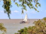 a boat in Colonia, Uruguay