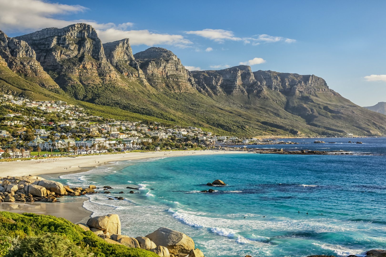 Camps Bay in Cape Town, South Africa