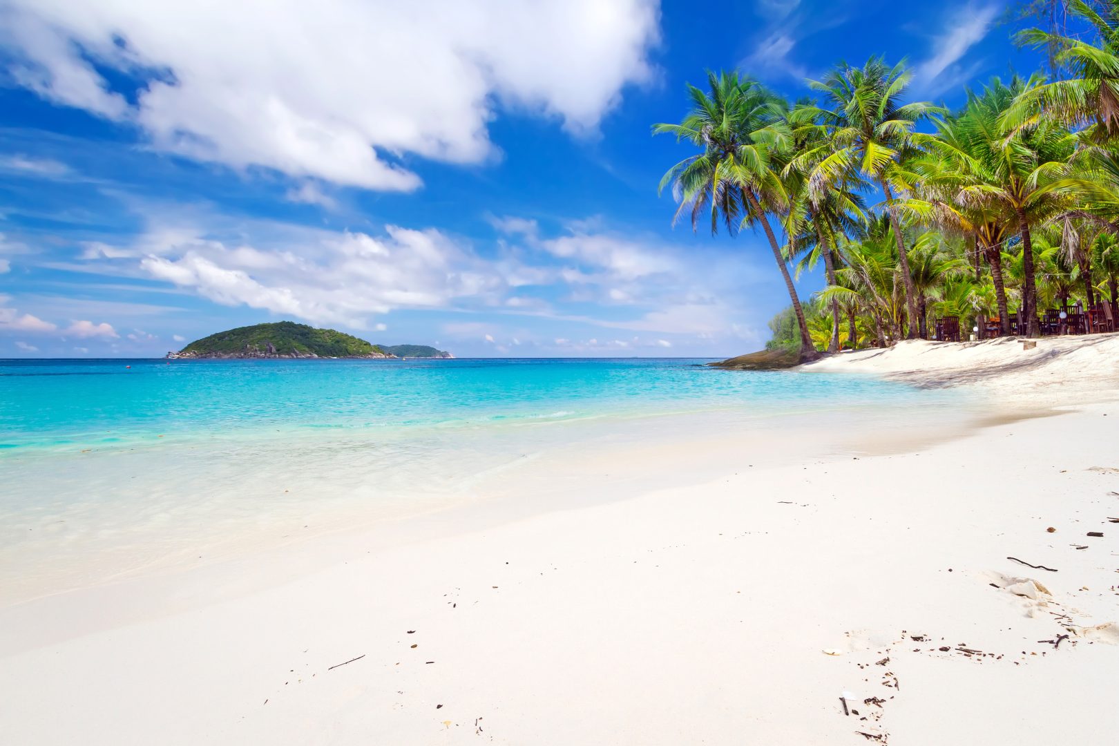 A tropical beach at Khao Lak, Thailand