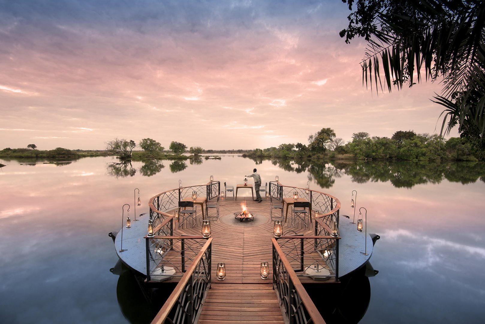 Thorntree river lodge in Zambia