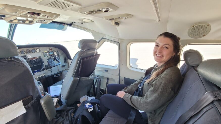 African Bush Flight - Front of Plane