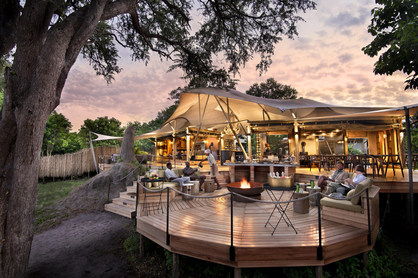 Khwai Leadwood camp in Botswana