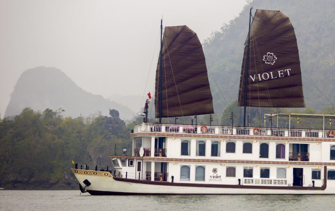 The Heritage Violet cruise in Vietnam