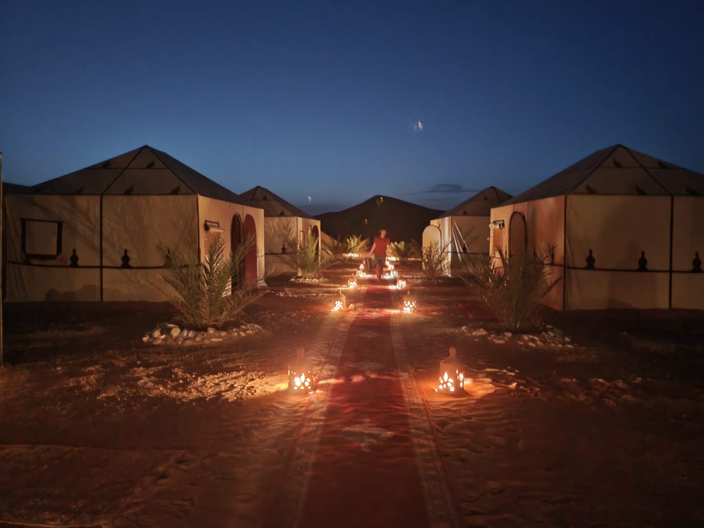 Desert camp in Morocco