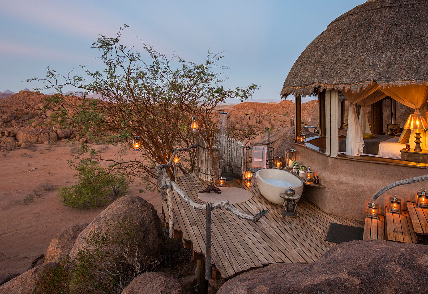 Mowani Mountain lodge in Namibia