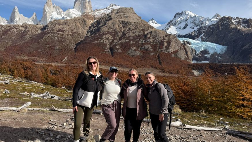 Hiking at Fitz Roy, El Chalten, Patagonia, Argentina. Taken by Annie Merkley