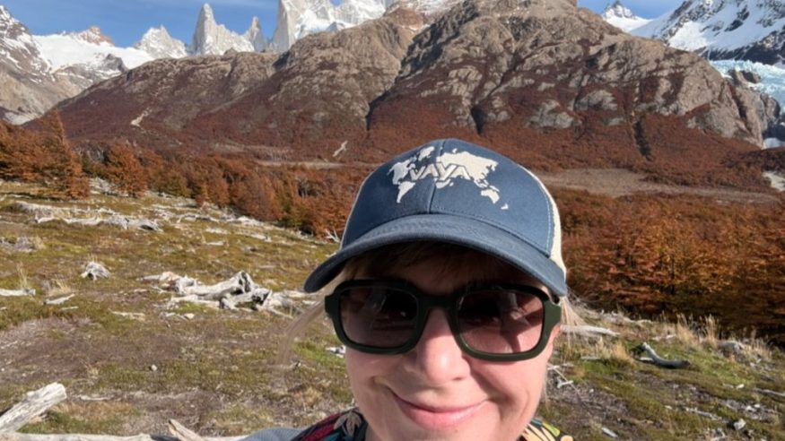 Hiking at Fitz Roy, El Chalten, Patagonia, Argentina. Taken by Annie Merkley