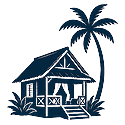 Madagascar beach villa icon