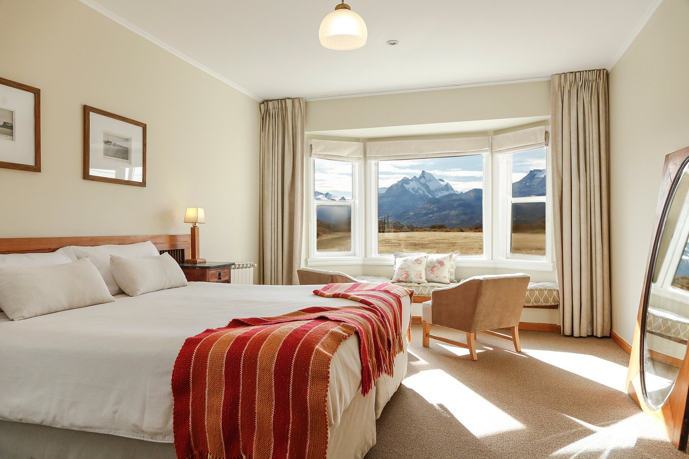 A double room at Estancia Cristina in Argentina