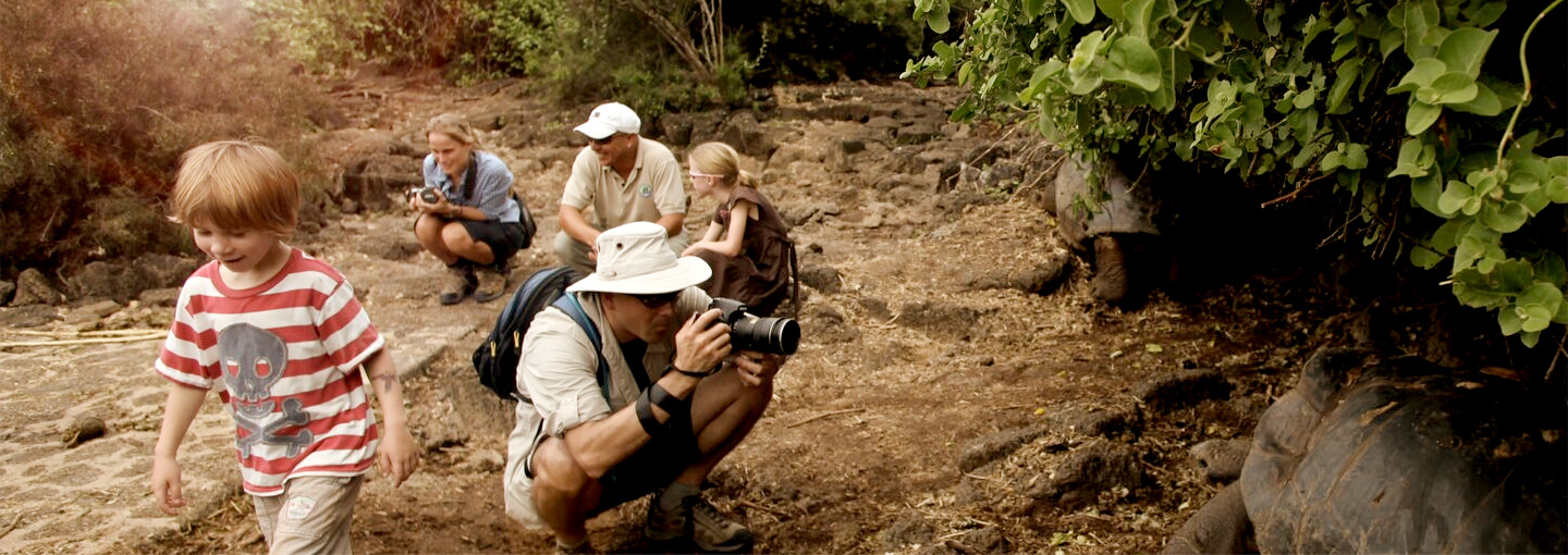 Family in Galapagos