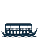 Riverboat accommodation icon